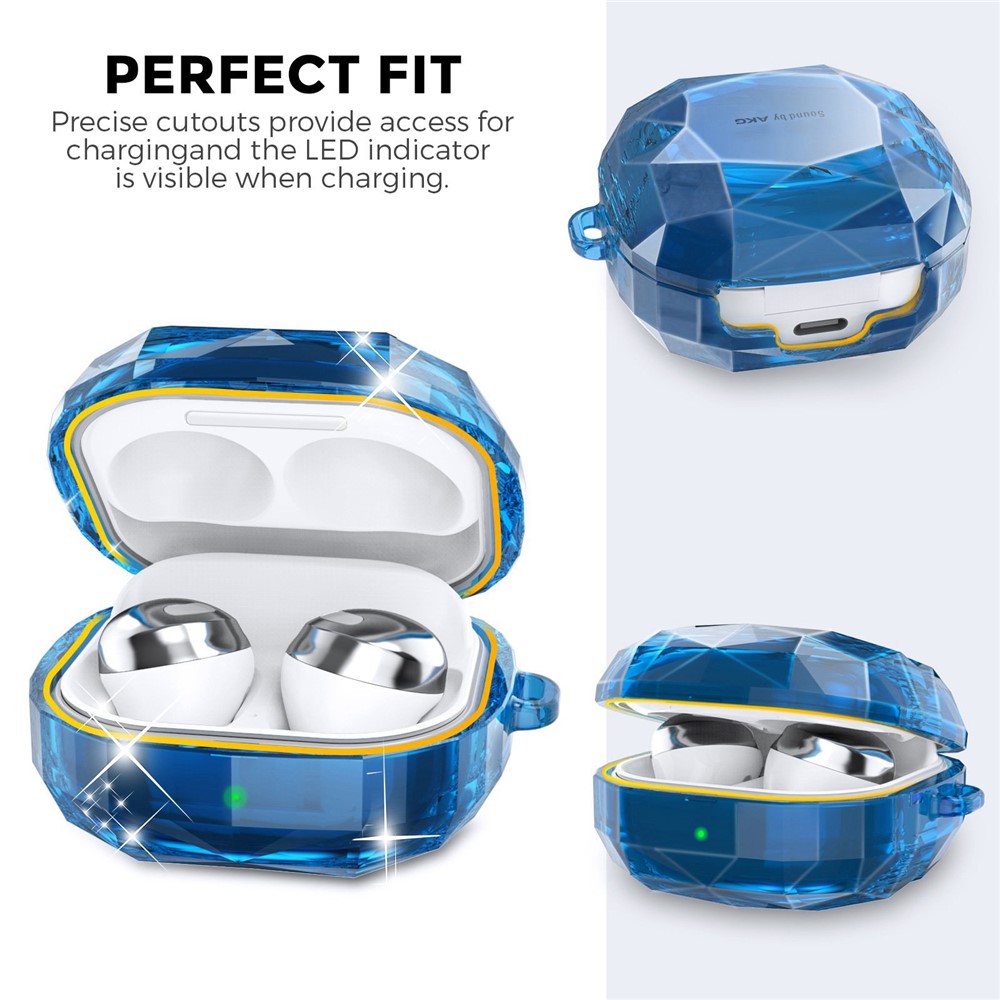 AHASTYLE AHASTYLE Galaxy Buds 2/Pro/Live Skal Diamond Rosa - Teknikhallen.se