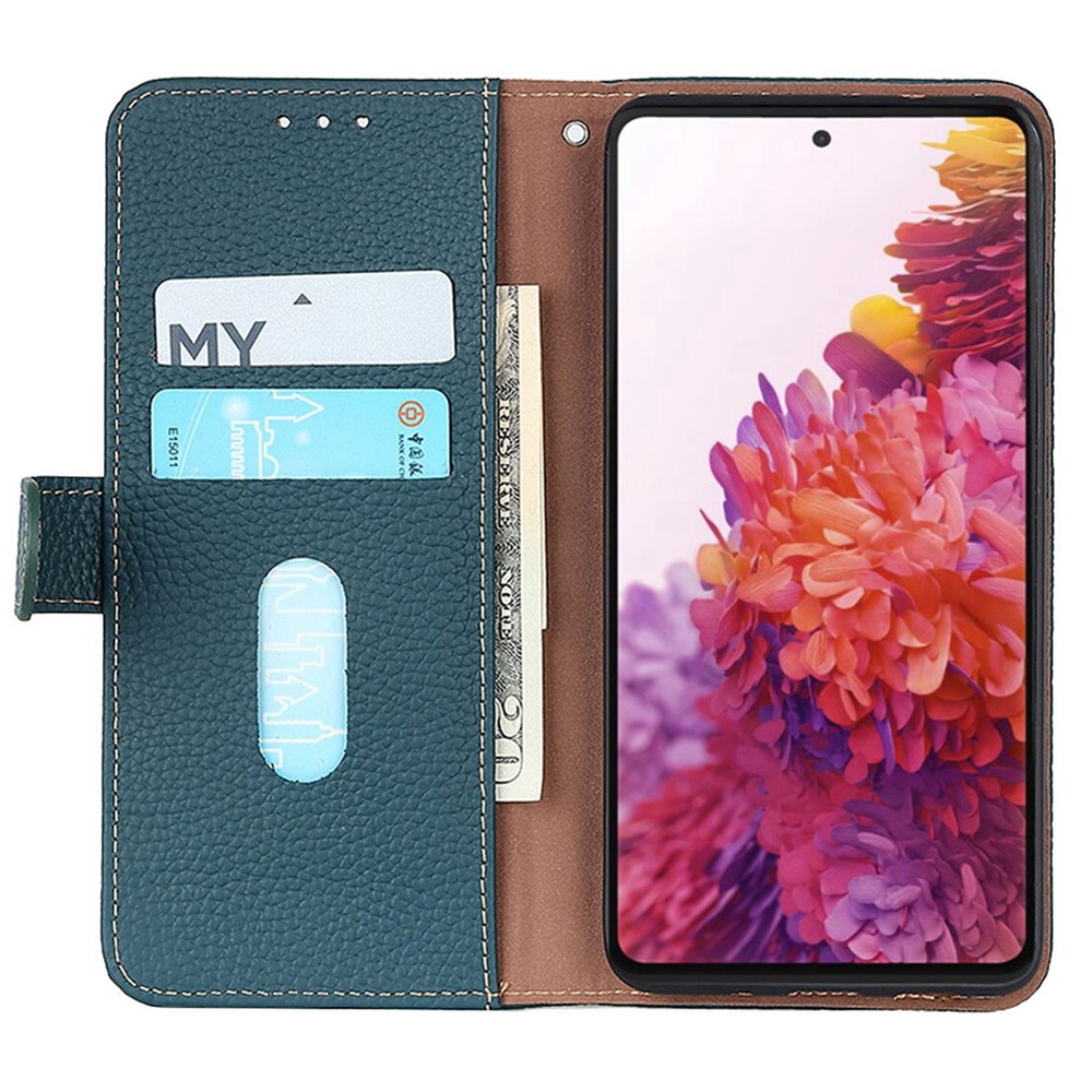 KHAZNEH KHAZNEH Samsung Galaxy S26 Ultra Fodral Äkta Läder Grön - Teknikhallen.se