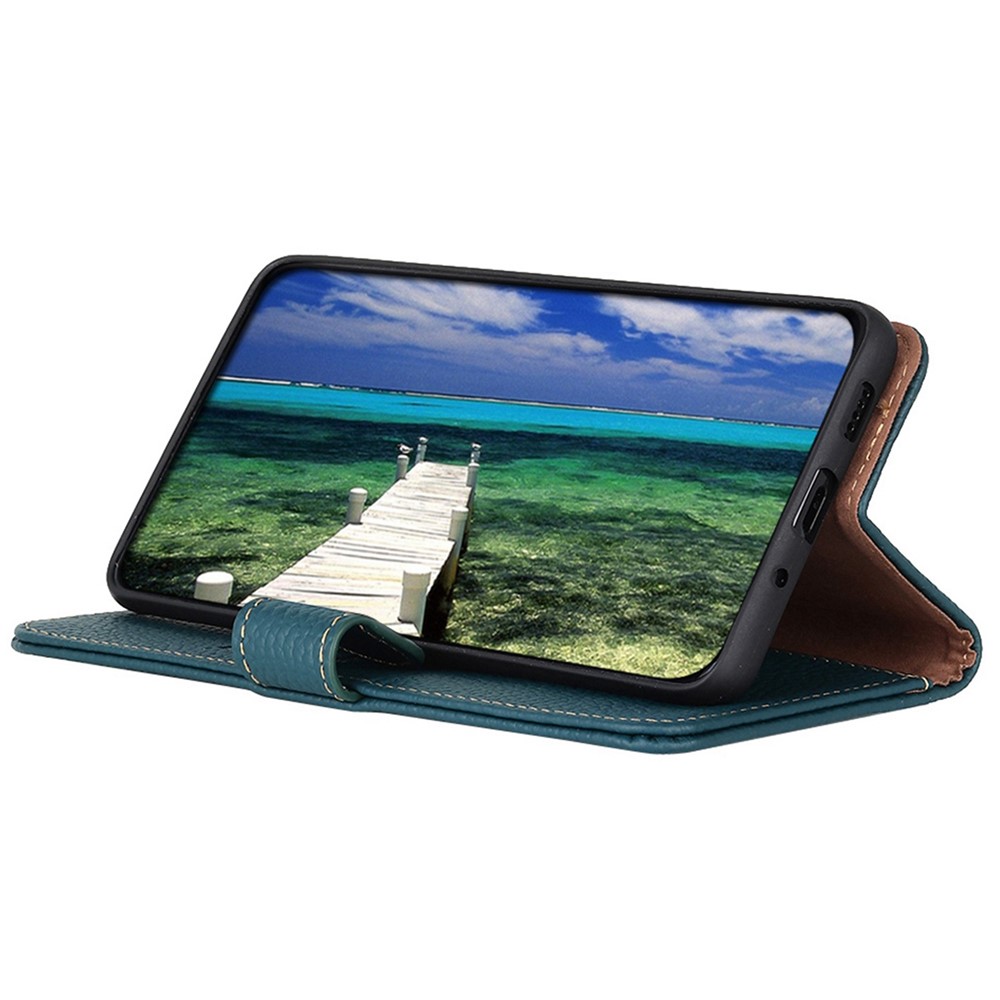 KHAZNEH KHAZNEH Samsung Galaxy S26 Ultra Fodral Äkta Läder Grön - Teknikhallen.se