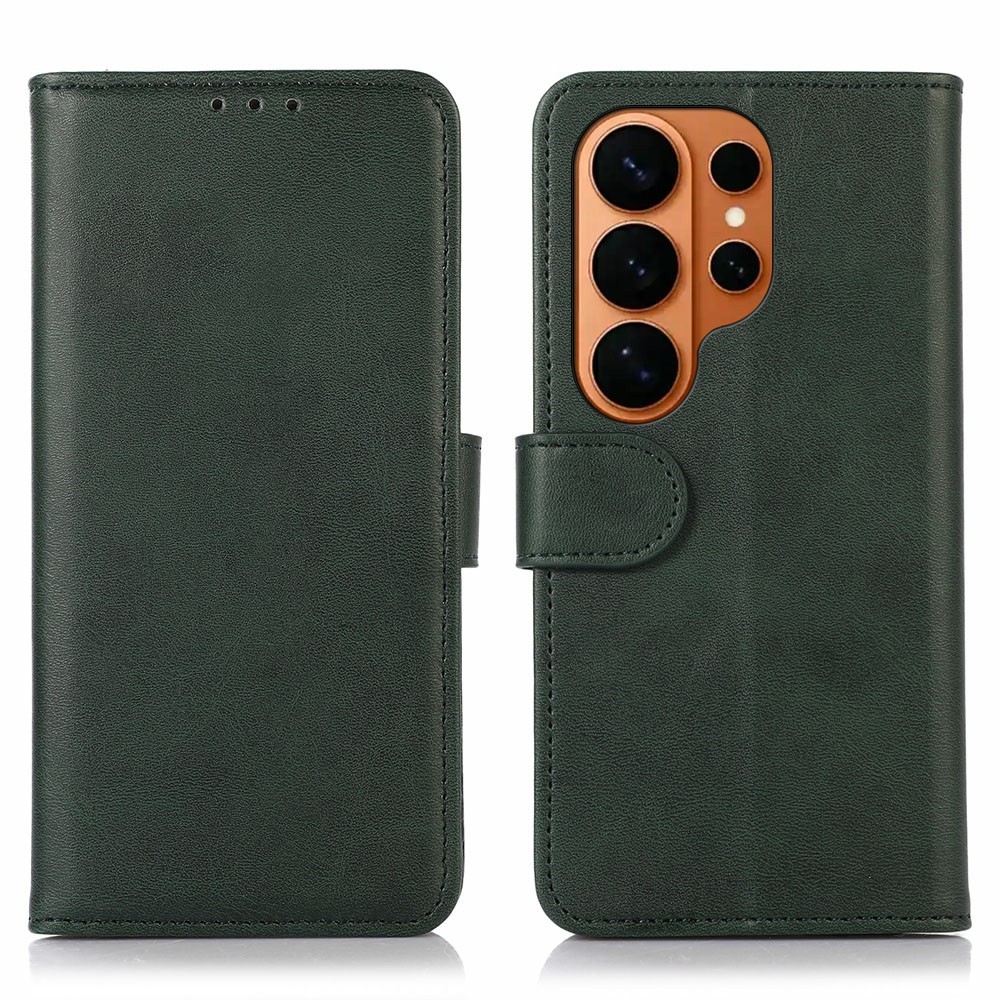  Samsung Galaxy S26 Ultra Fodral Läder Grön - Teknikhallen.se