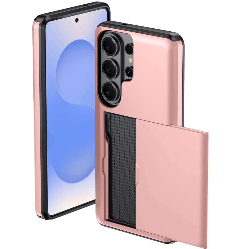  Samsung Galaxy S26 Ultra Skal Hybrid Med Kortfack Blå - Teknikhallen.se