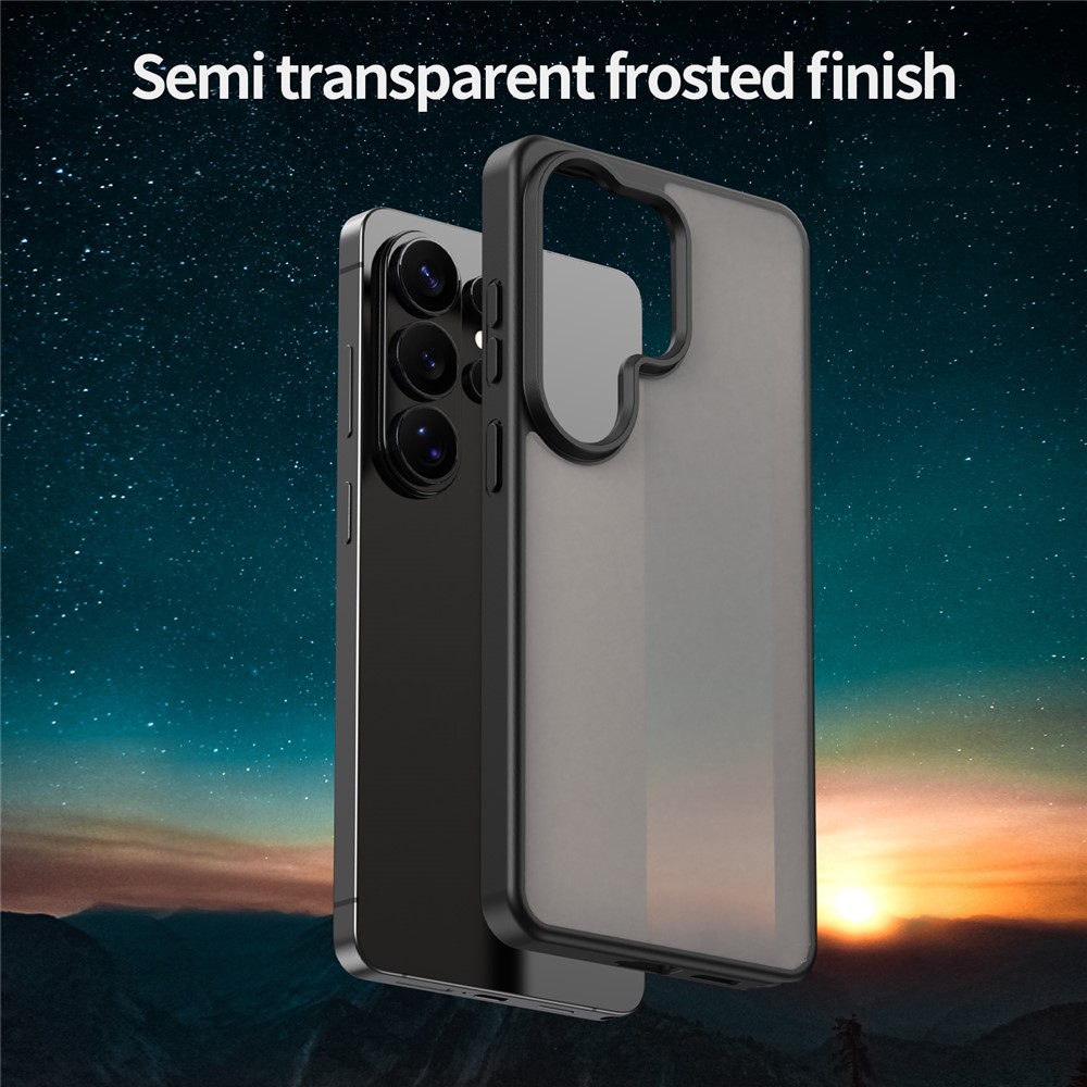  Samsung Galaxy S26 Ultra Skal Skin Touch Matt Svart - Teknikhallen.se