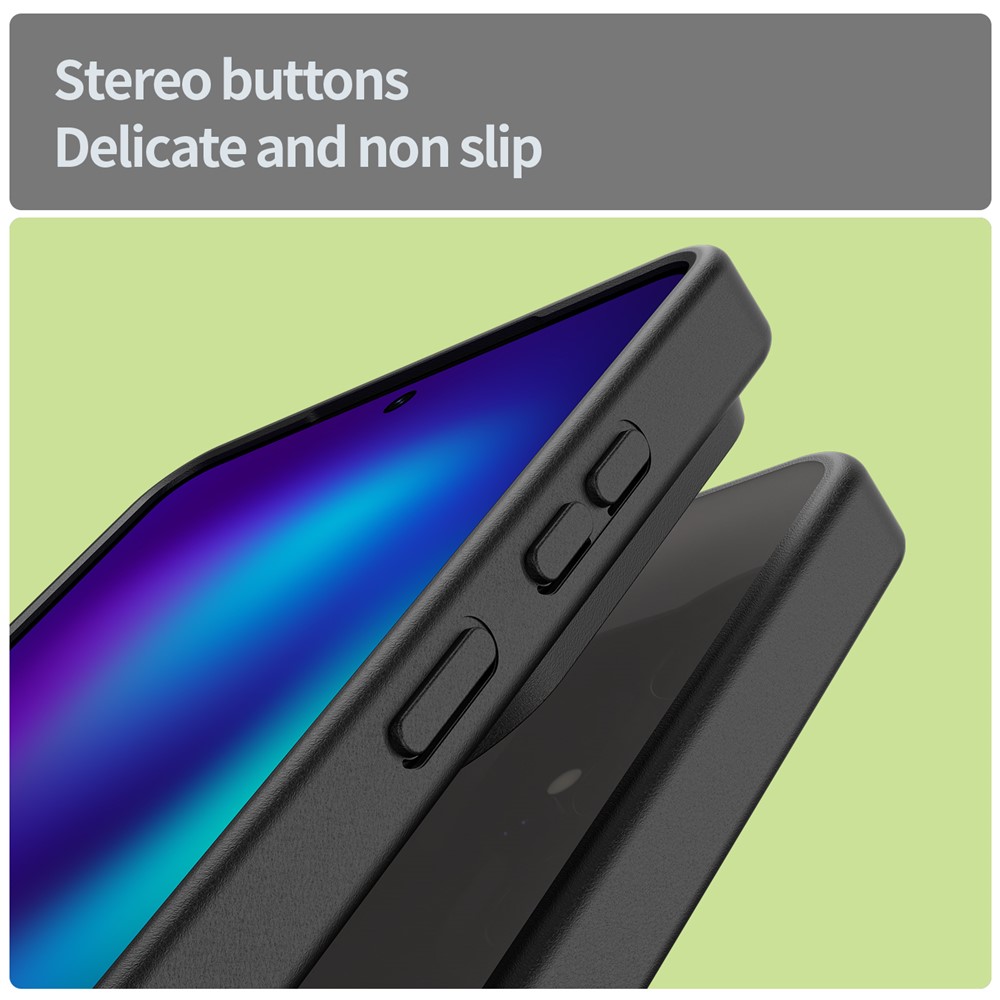  Samsung Galaxy S26 Ultra Skal Skin Touch Matt Svart - Teknikhallen.se