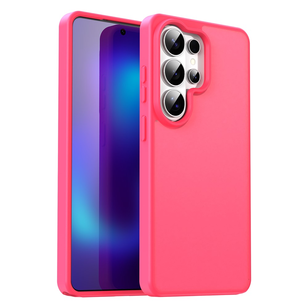  Samsung Galaxy S26 Ultra Skal Skin Touch Matt Rosa - Teknikhallen.se