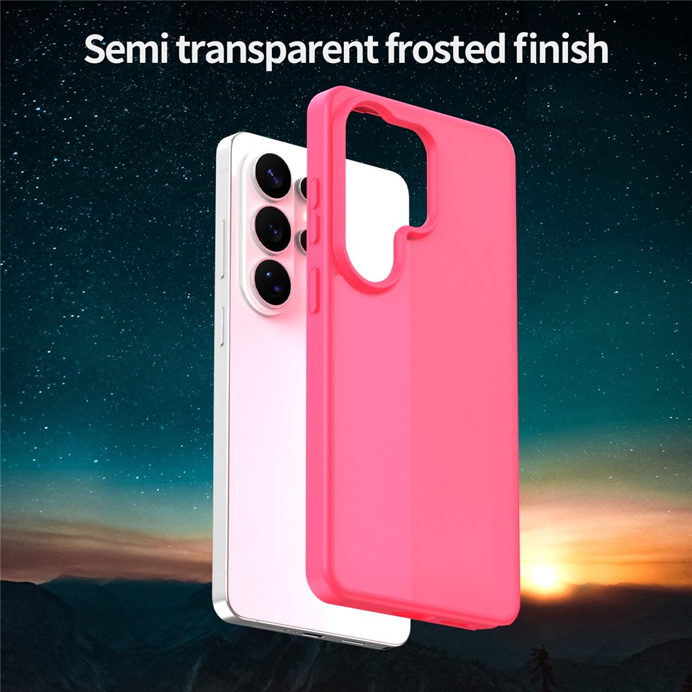  Samsung Galaxy S26 Ultra Skal Skin Touch Matt Rosa - Teknikhallen.se