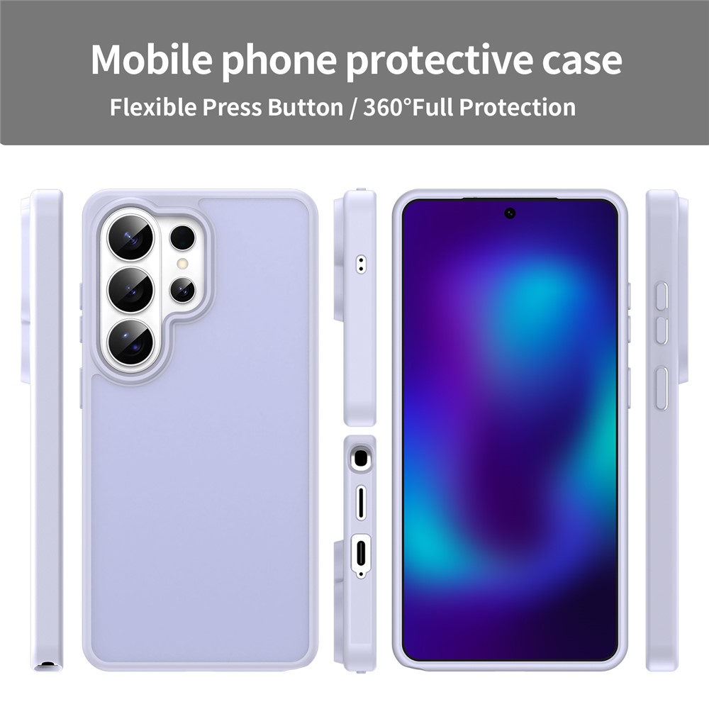  Samsung Galaxy S26 Ultra Skal Skin Touch Matt Lila - Teknikhallen.se