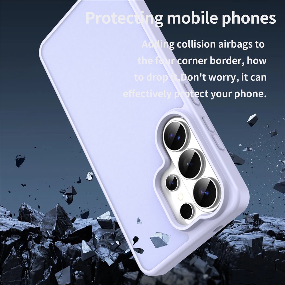  Samsung Galaxy S26 Ultra Skal Skin Touch Matt Lila - Teknikhallen.se