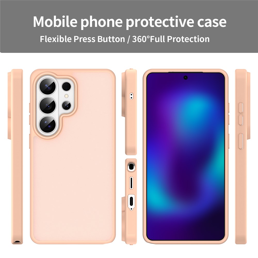  Samsung Galaxy S26 Ultra Skal Skin Touch Matt Rosa - Teknikhallen.se