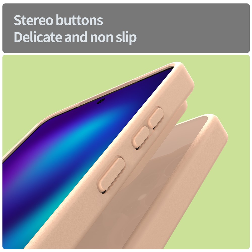  Samsung Galaxy S26 Ultra Skal Skin Touch Matt Rosa - Teknikhallen.se