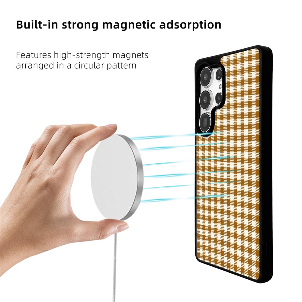 EYCASE EYCASE Samsung Galaxy S26 Ultra Skal MagSafe Grid Series - Teknikhallen.se