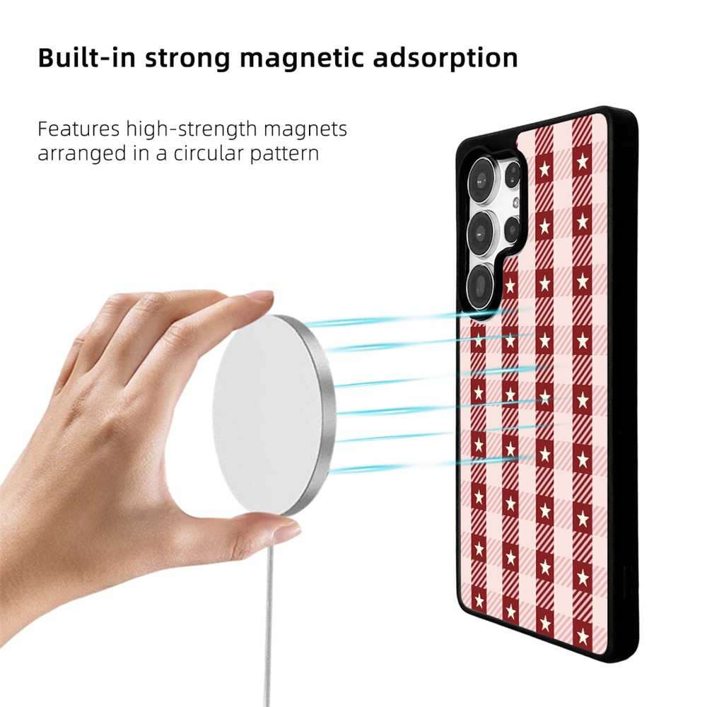 EYCASE EYCASE Samsung Galaxy S26 Ultra Skal MagSafe Grid Series - Teknikhallen.se