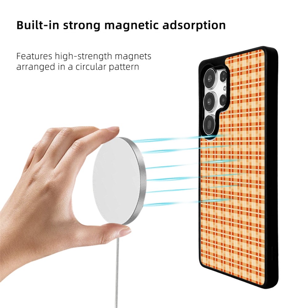 EYCASE EYCASE Samsung Galaxy S26 Ultra Skal MagSafe Grid Series - Teknikhallen.se