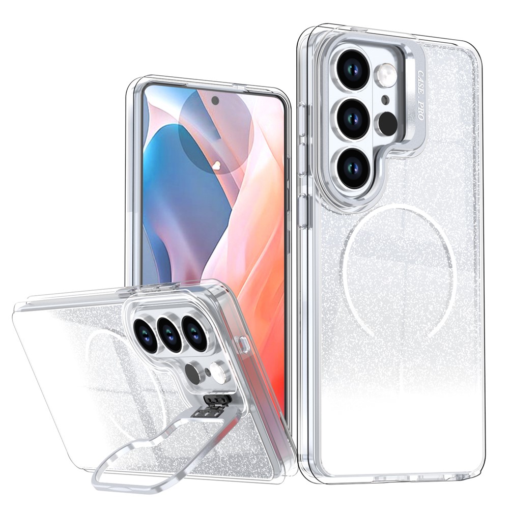  Samsung Galaxy S26 Ultra Skal MagSafe Gradient Glitter - Teknikhallen.se
