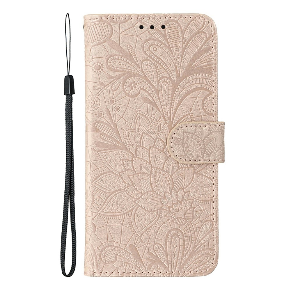  Samsung Galaxy S26 Ultra Fodral Med Blommigt Tryck Roséguld - Teknikhallen.se
