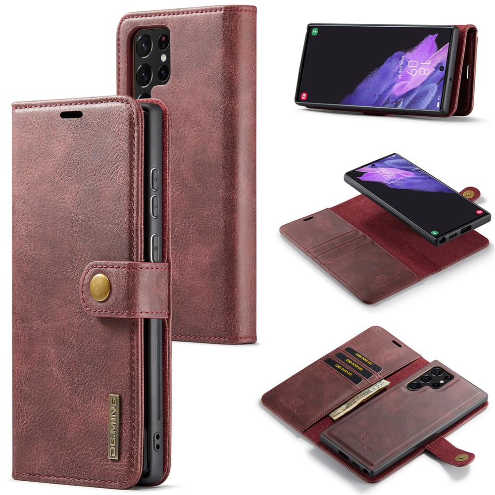 DG.MING DG.MING Galaxy S26 Ultra 2in1 Magnet Fodral / Skal Röd - Teknikhallen.se