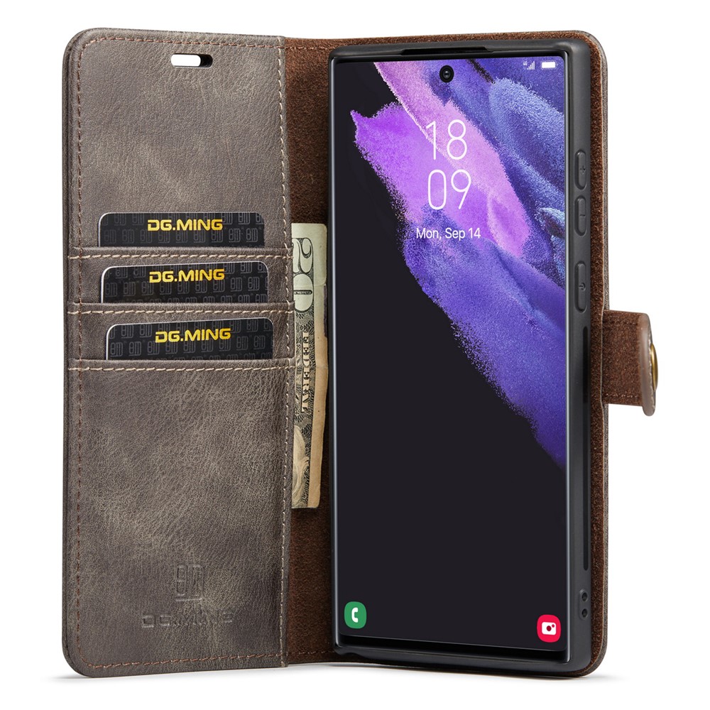 DG.MING DG.MING Galaxy S26 Ultra 2in1 Magnet Fodral / Skal Grå - Teknikhallen.se