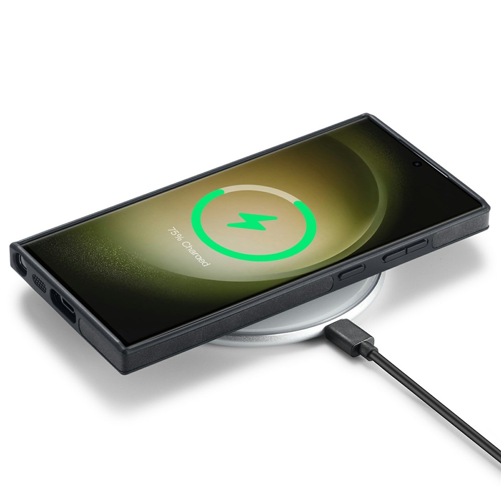 DG.MING DG.MING Samsung Galaxy S26 Ultra Skal Läderbelagt Svart - Teknikhallen.se