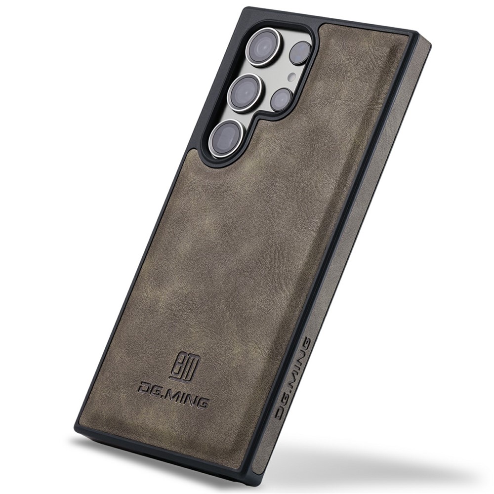 DG.MING DG.MING Samsung Galaxy S26 Ultra Skal Läderbelagt Mörk Brun - Teknikhallen.se