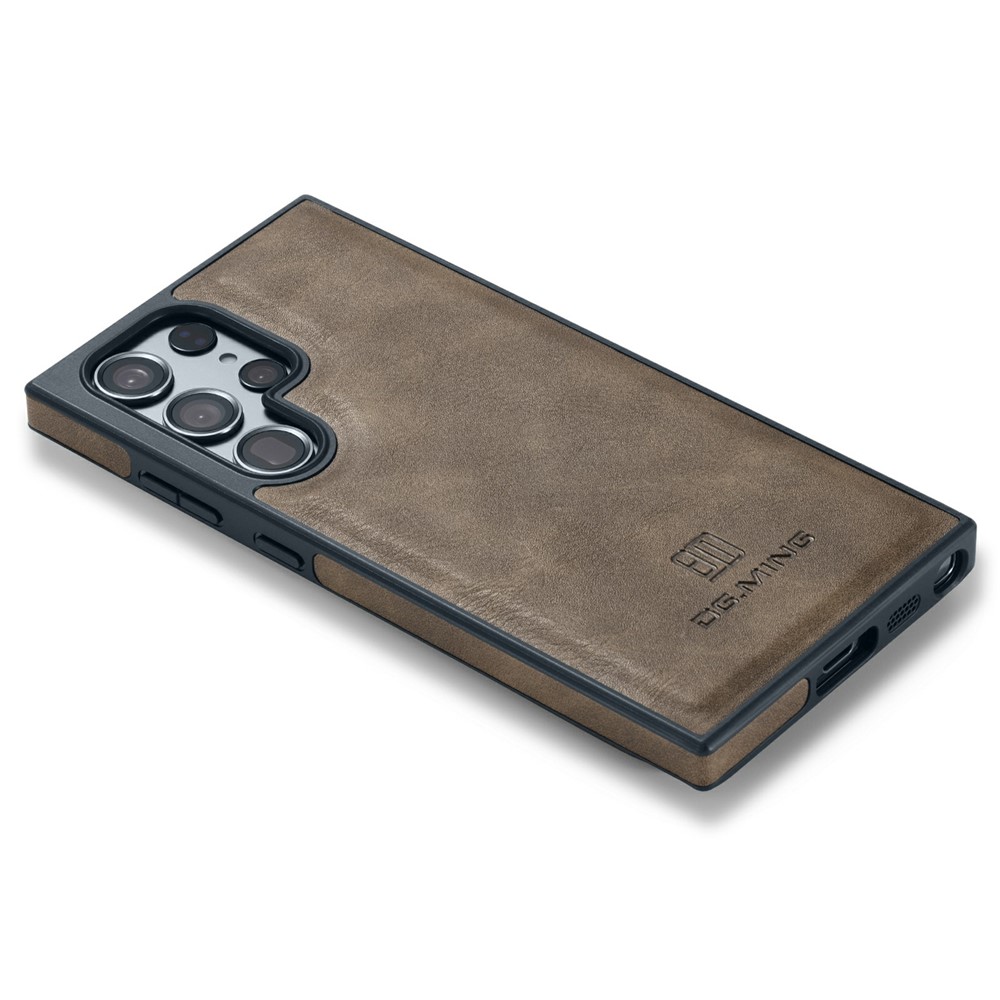 DG.MING DG.MING Samsung Galaxy S26 Ultra Skal Läderbelagt Mörk Brun - Teknikhallen.se