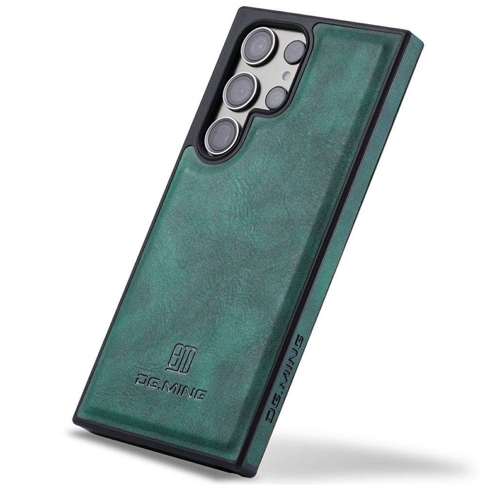 DG.MING DG.MING Samsung Galaxy S26 Ultra Skal Läderbelagt Grön - Teknikhallen.se