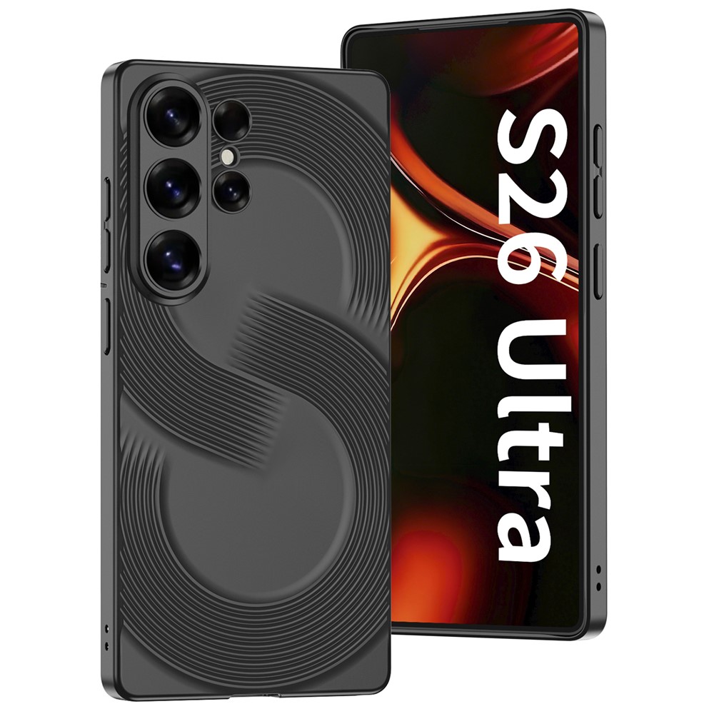 GKK GKK Samsung Galaxy S26 Ultra Skal S-Shape Design Svart - Teknikhallen.se