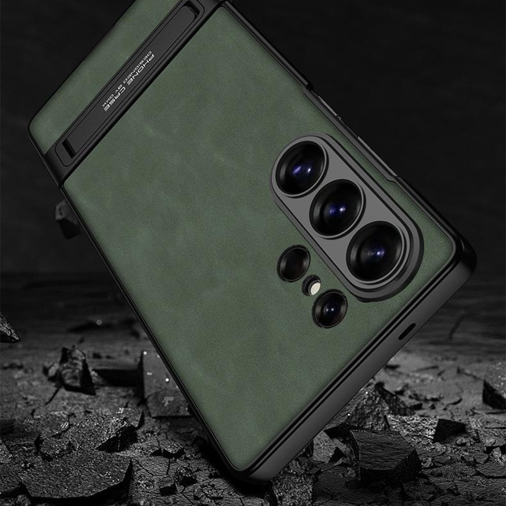 GKK GKK Samsung Galaxy S26 Ultra Skal Kickstand Läder Brun - Teknikhallen.se