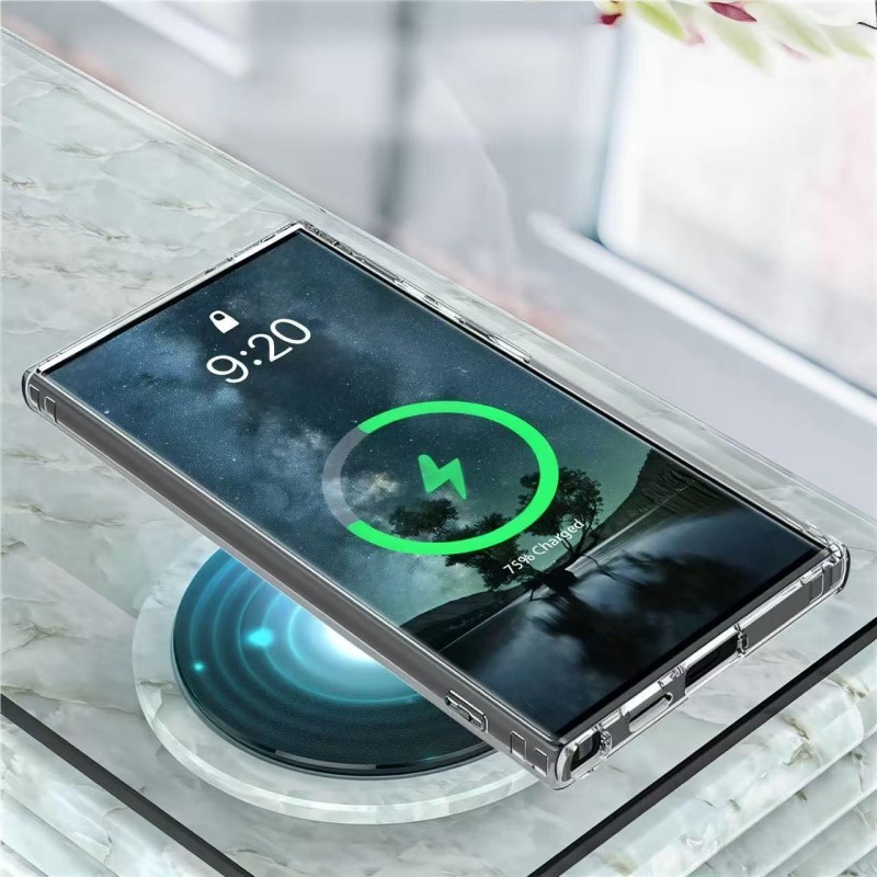 WANLONFENG WANLONFENG Samsung Galaxy S26 Ultra Skal MagSafe Transparent - Teknikhallen.se