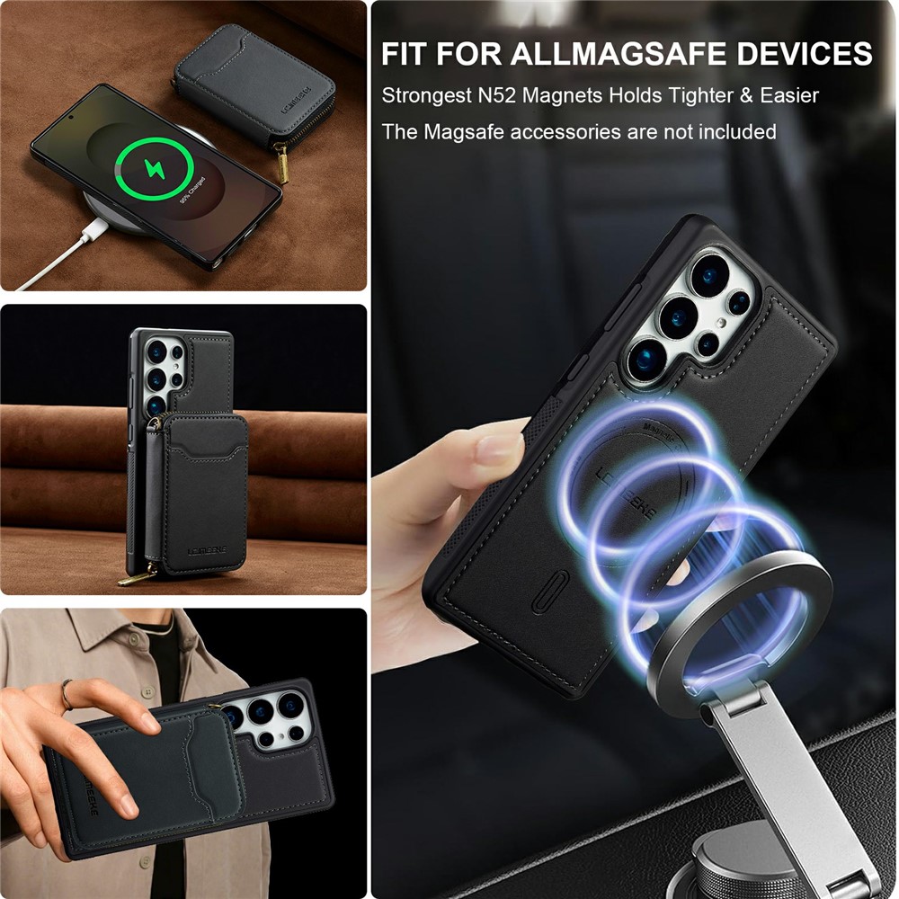 LC.IMEEKE LC.IMEEKE Samsung Galaxy S26 Ultra Skal Avtagbar Korthållare - Teknikhallen.se