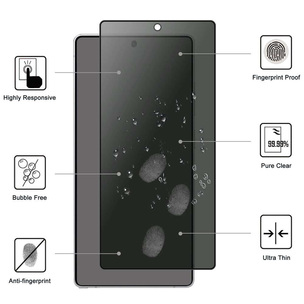  Samsung Galaxy S26 Ultra Skärmskydd Härdat Glas Privacy - Teknikhallen.se