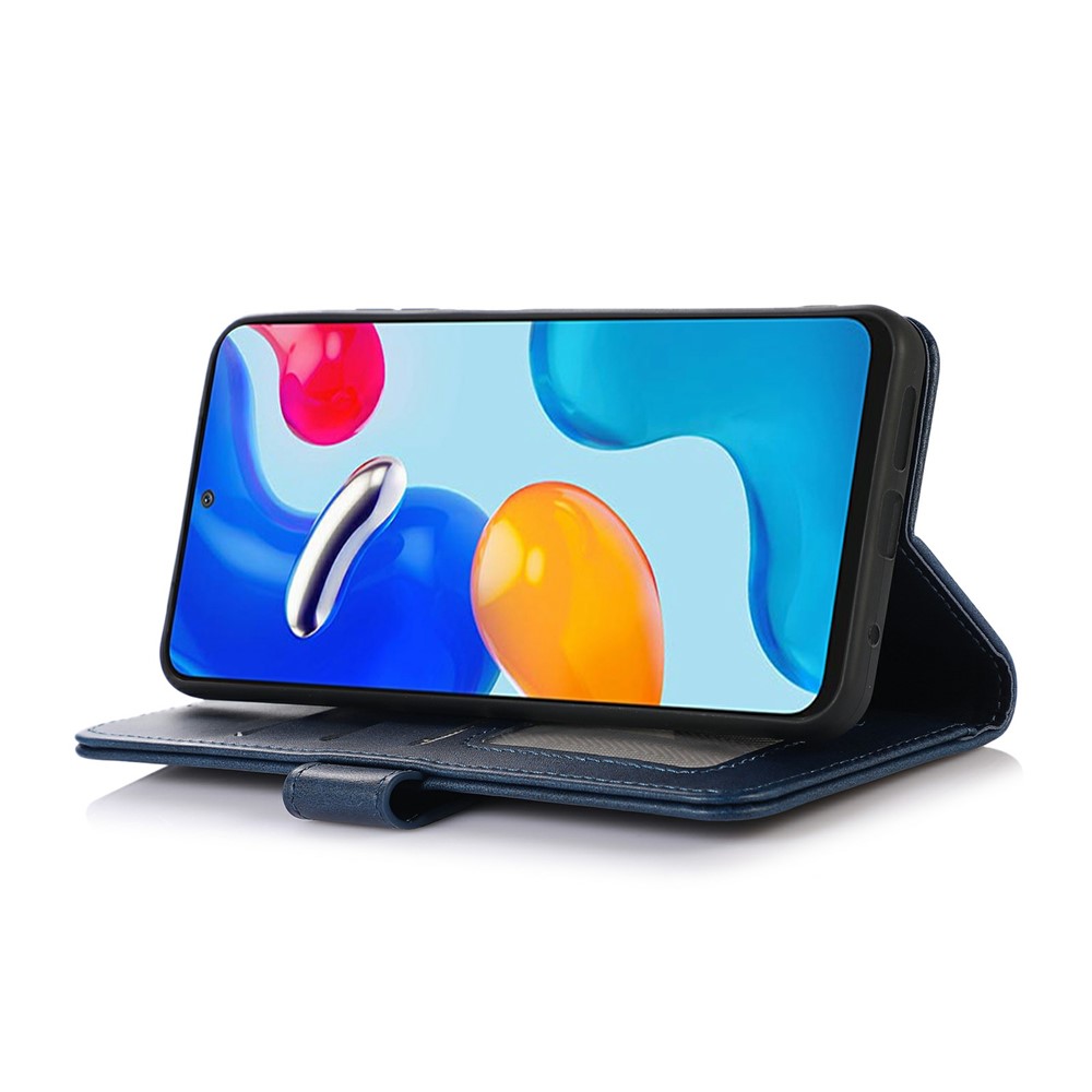  Samsung Galaxy S26 Fodral Läder Blå - Teknikhallen.se