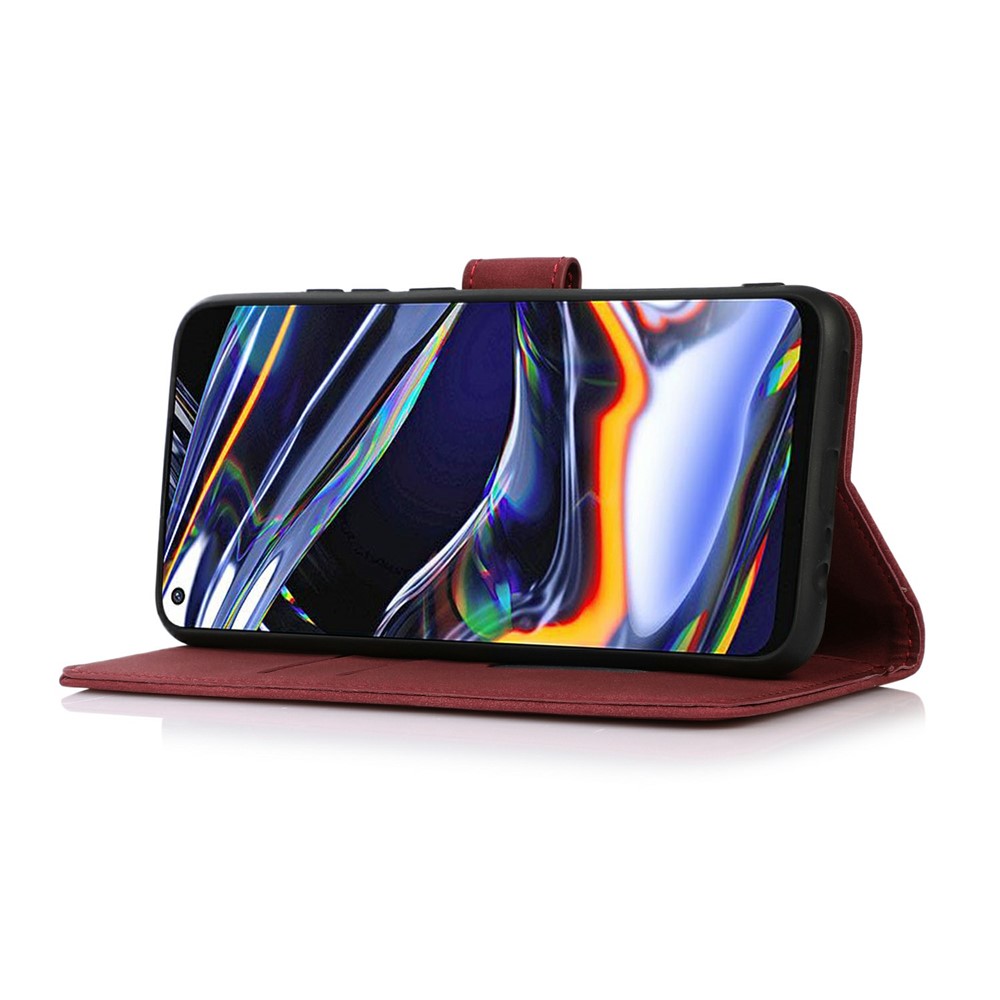 KHAZNEH KHAZNEH Samsung Galaxy S26 Fodral Läder Röd - Teknikhallen.se