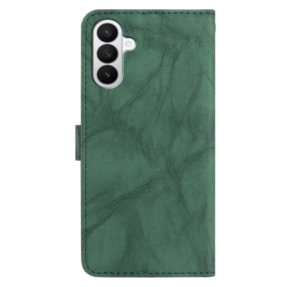  Samsung Galaxy S26 Fodral Fjäril Tryck Grön - Teknikhallen.se