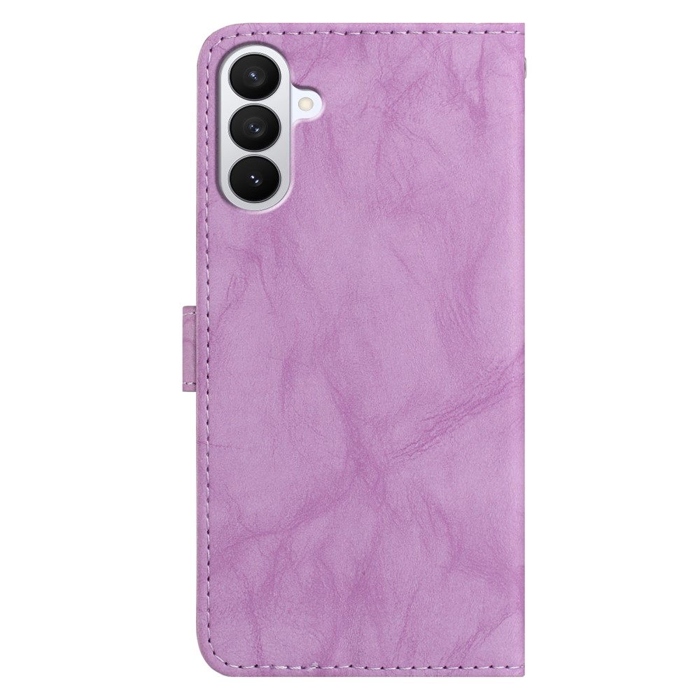  Samsung Galaxy S26 Fodral Fjäril Tryck Lila - Teknikhallen.se