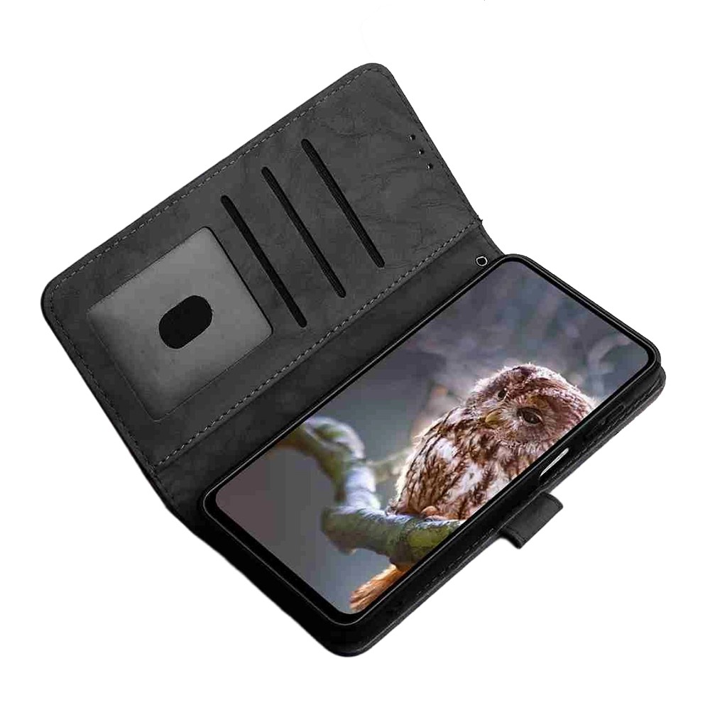  Samsung Galaxy S26 Fodral Fjäril Tryck Svart - Teknikhallen.se