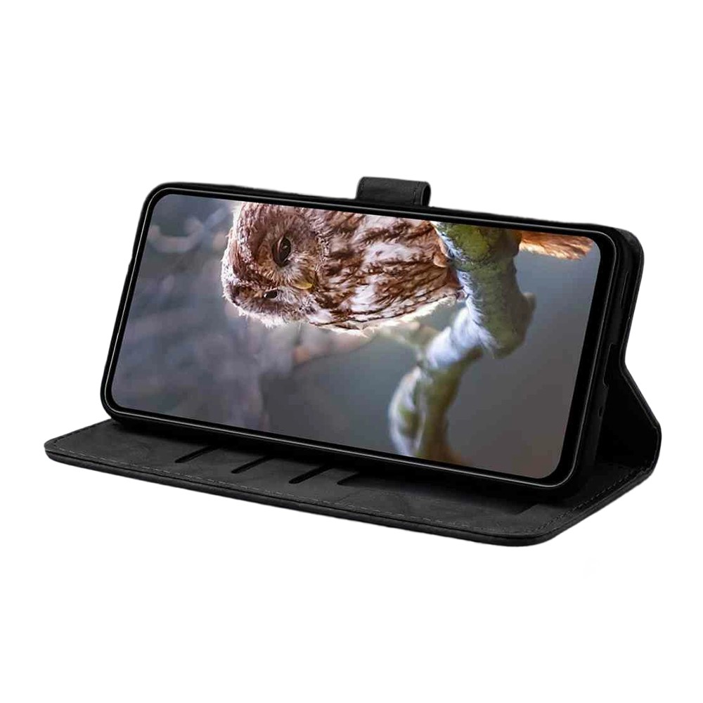  Samsung Galaxy S26 Fodral Fjäril Tryck Svart - Teknikhallen.se