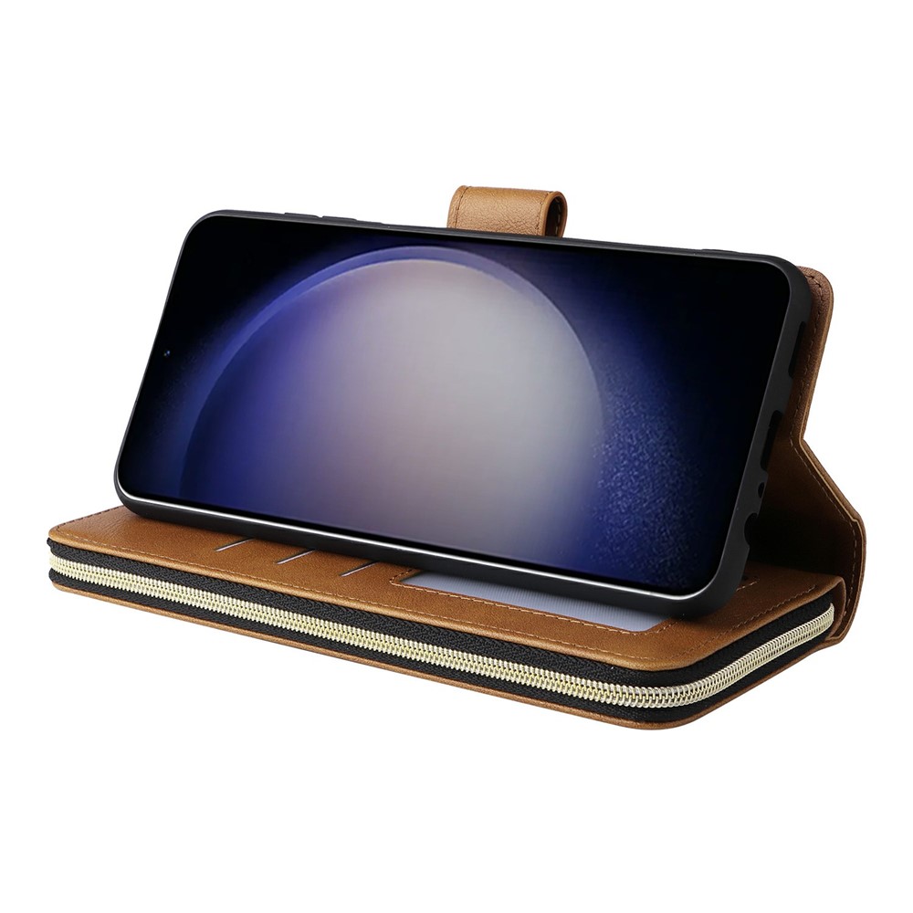  Samsung Galaxy S26 Fodral Multifunktionellt Brun - Teknikhallen.se