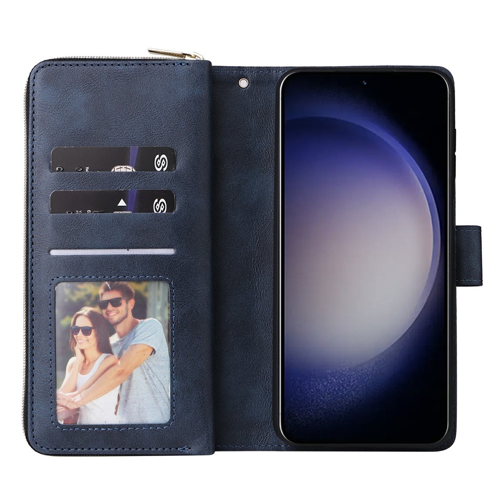  Samsung Galaxy S26 Fodral Multifunktionellt Blå - Teknikhallen.se