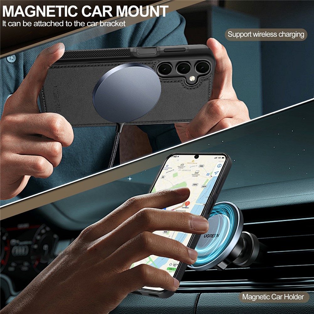 LC.IMEEKE LC.IMEEKE Galaxy S26 Skal MagSafe Avtagbart Kortfack - Teknikhallen.se