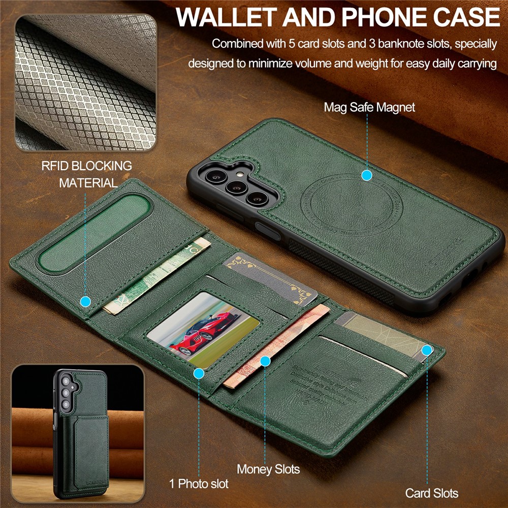 LC.IMEEKE LC.IMEEKE Galaxy S26 Skal MagSafe Avtagbart Kortfack - Teknikhallen.se