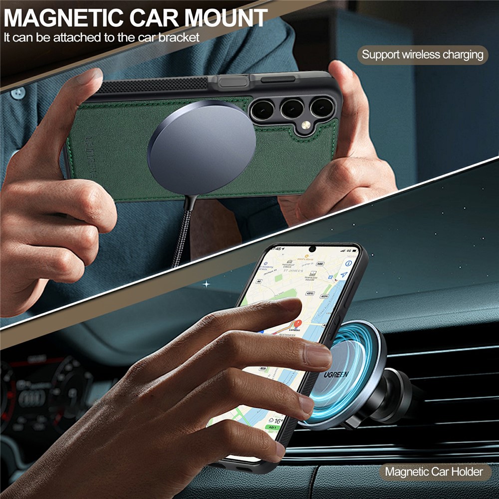 LC.IMEEKE LC.IMEEKE Galaxy S26 Skal MagSafe Avtagbart Kortfack - Teknikhallen.se