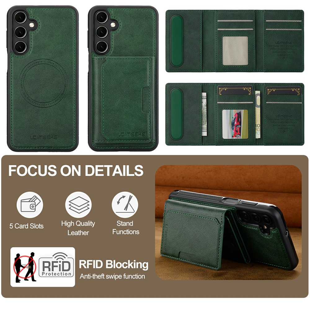 LC.IMEEKE LC.IMEEKE Galaxy S26 Skal MagSafe Avtagbart Kortfack - Teknikhallen.se