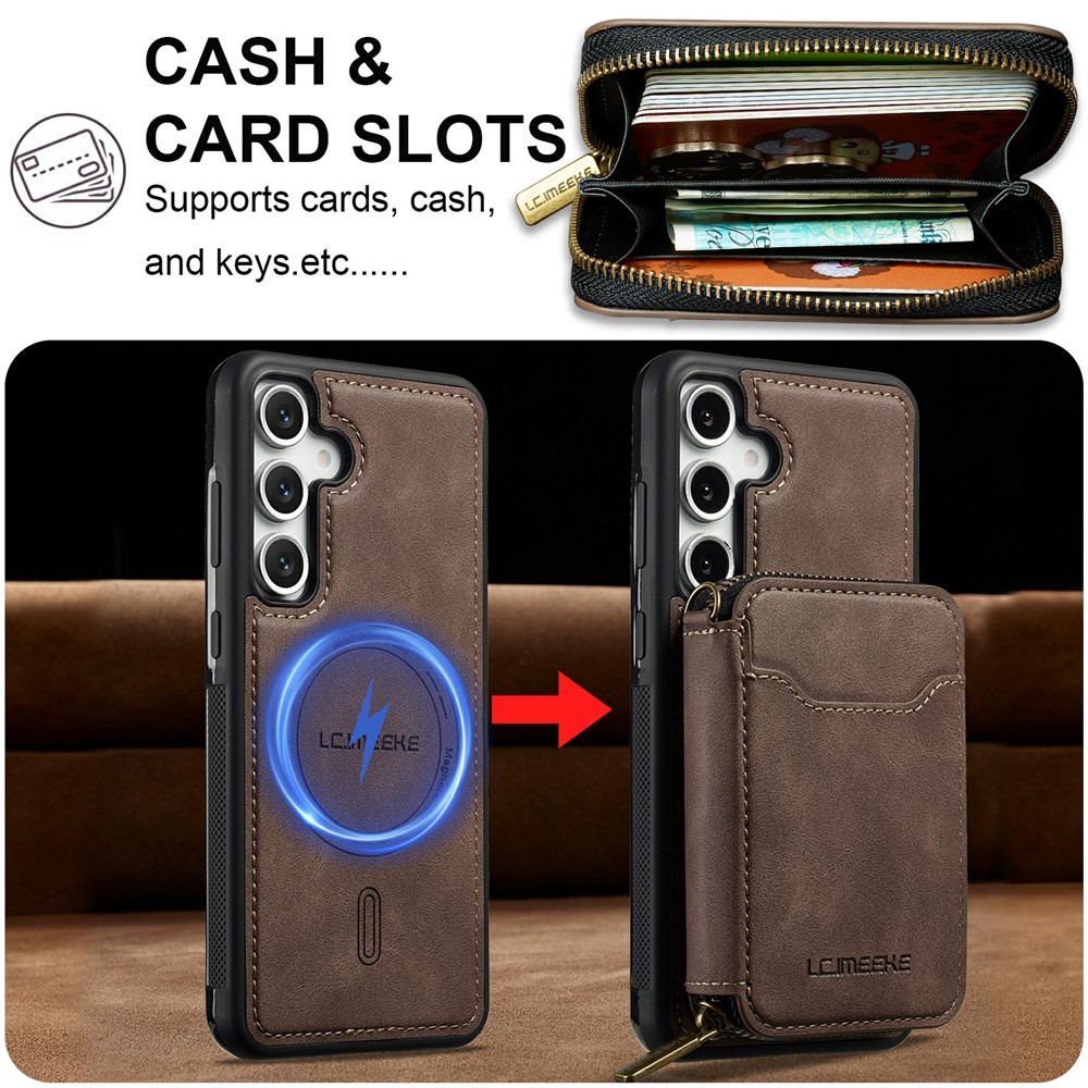 LC.IMEEKE LC.IMEEKE Galaxy S26 Skal Avtagbar Korthållare - Teknikhallen.se