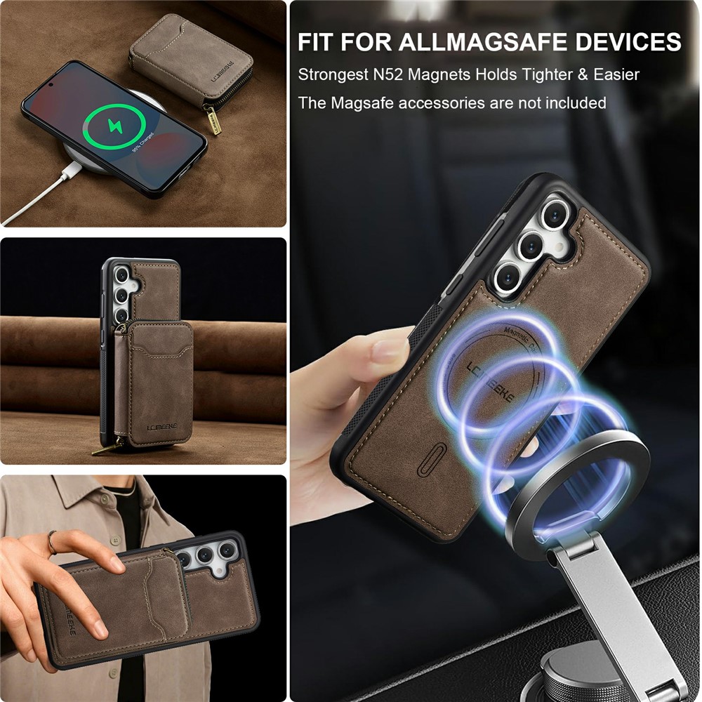 LC.IMEEKE LC.IMEEKE Galaxy S26 Skal Avtagbar Korthållare - Teknikhallen.se