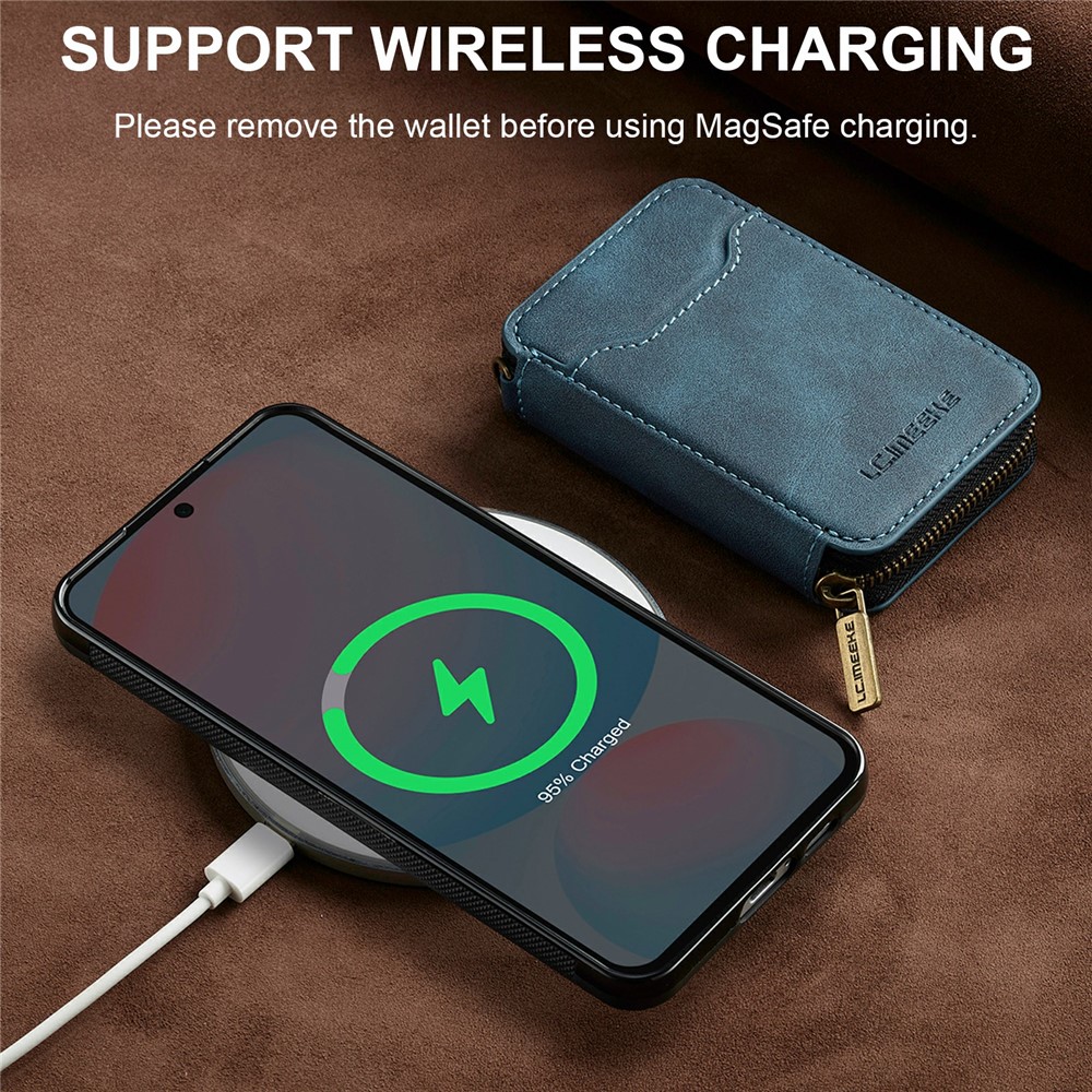 LC.IMEEKE LC.IMEEKE Galaxy S26 Skal Avtagbar Korthållare Blå - Teknikhallen.se