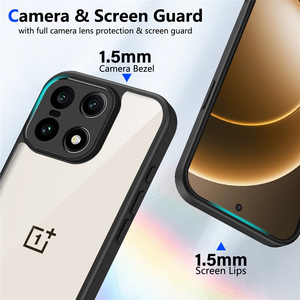  OnePlus 15 Skal Hybrid Svart - Teknikhallen.se