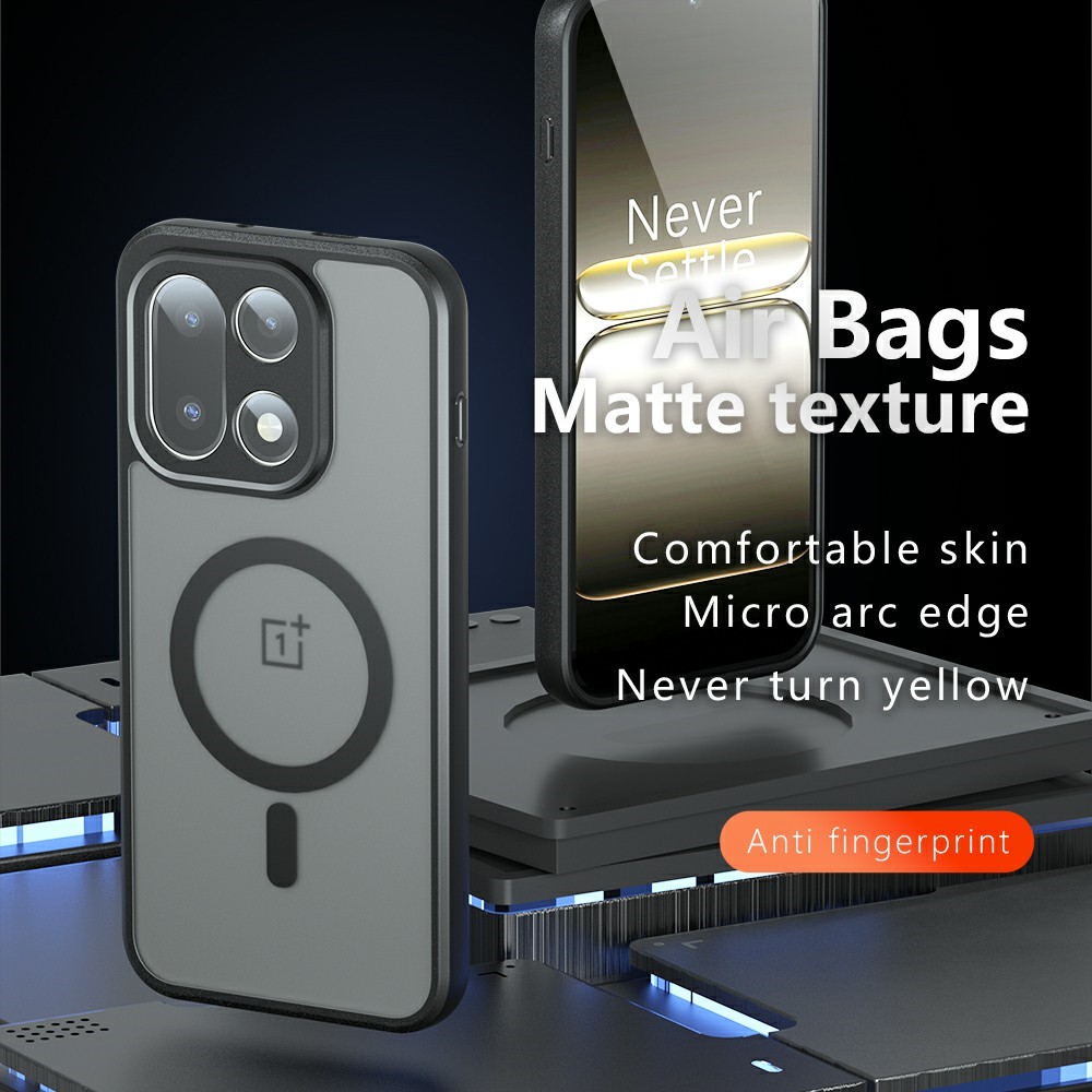  OnePlus 15 Skal MagSafe Hybrid Svart - Teknikhallen.se