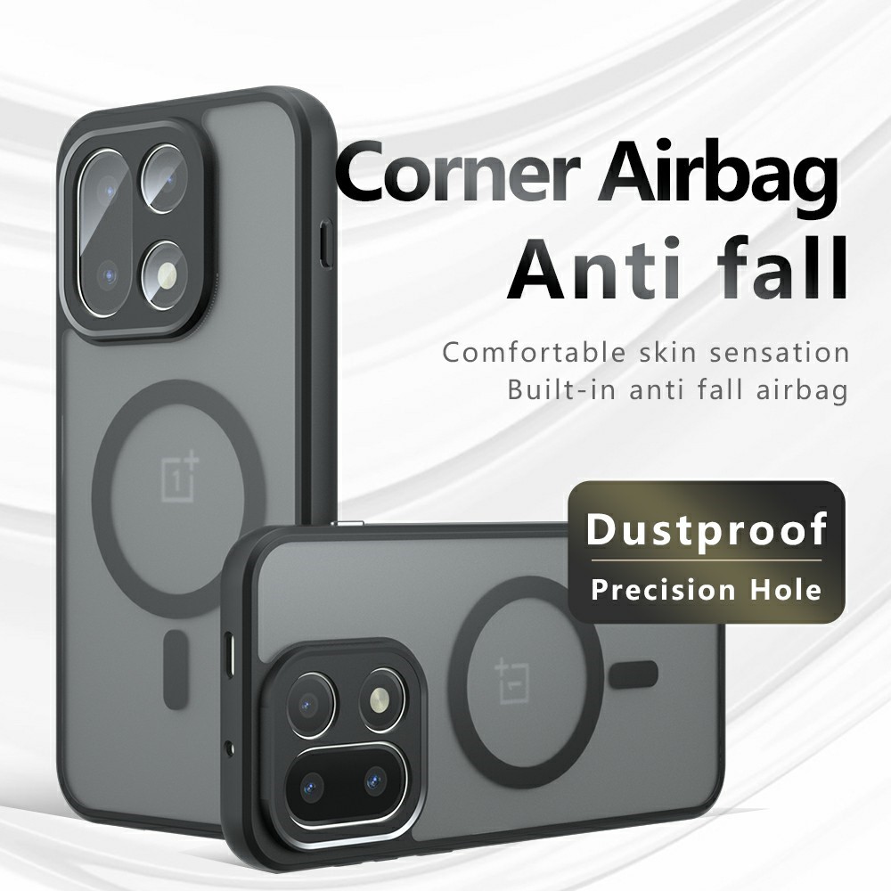  OnePlus 15 Skal MagSafe Hybrid Svart - Teknikhallen.se