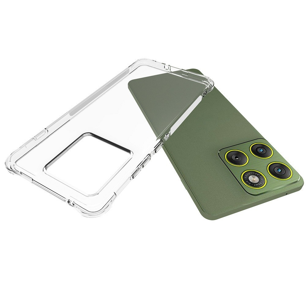  Motorola Edge 70 Skal Shockproof TPU Transparent - Teknikhallen.se