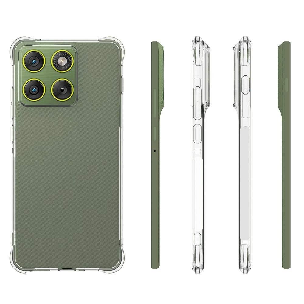  Motorola Edge 70 Skal Shockproof TPU Transparent - Teknikhallen.se