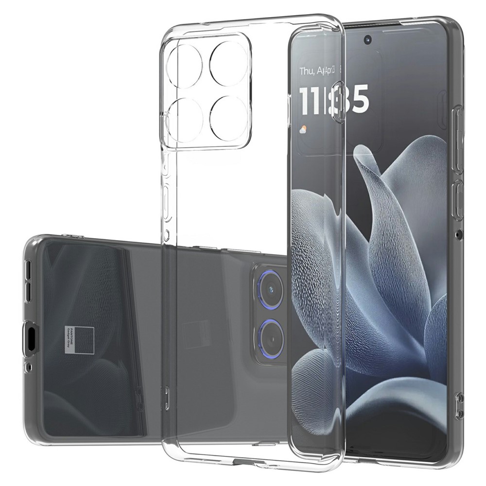  Motorola Edge 70 Skal Shockproof TPU Transparent - Teknikhallen.se